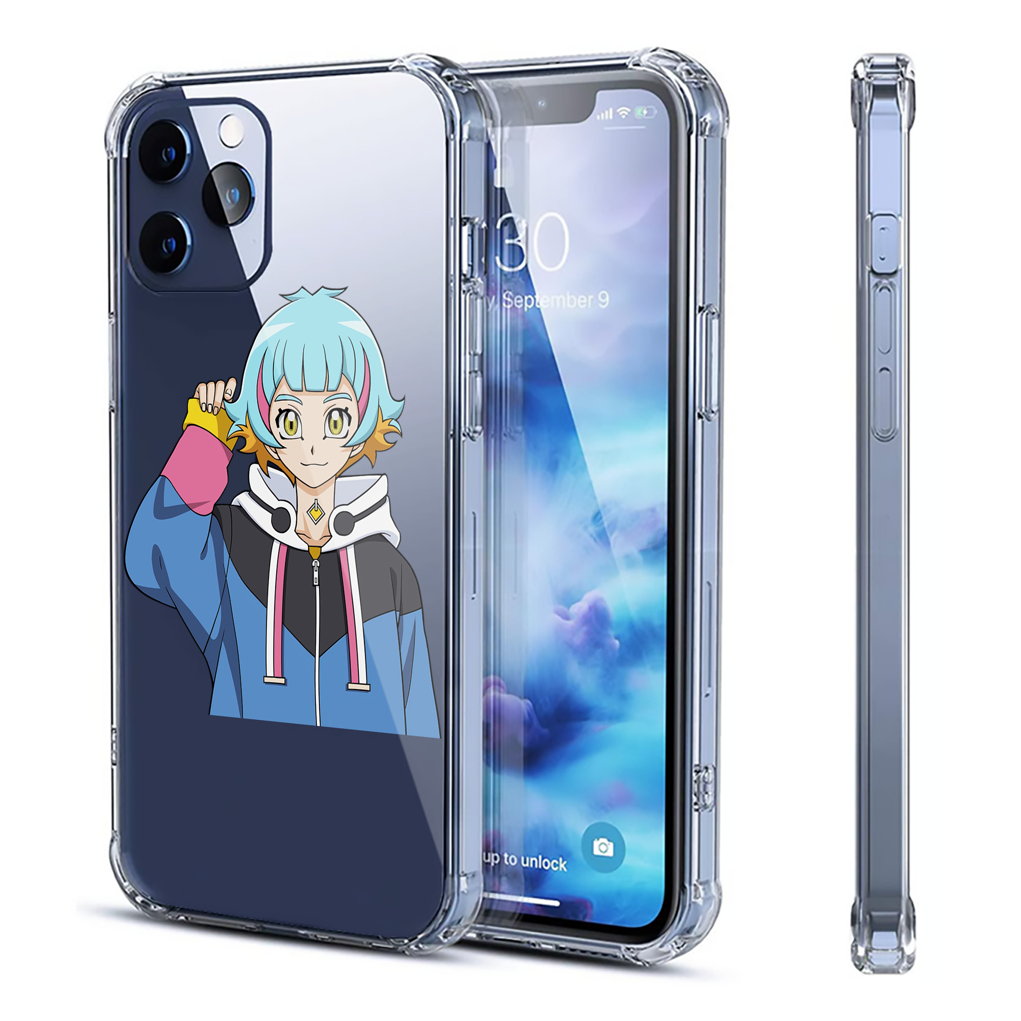 （画像用） 遊☆戯☆王 Yu-Gi-Oh! 【iPhone 12シリーズ対応】透明スマホケース（クリアソフトケース）